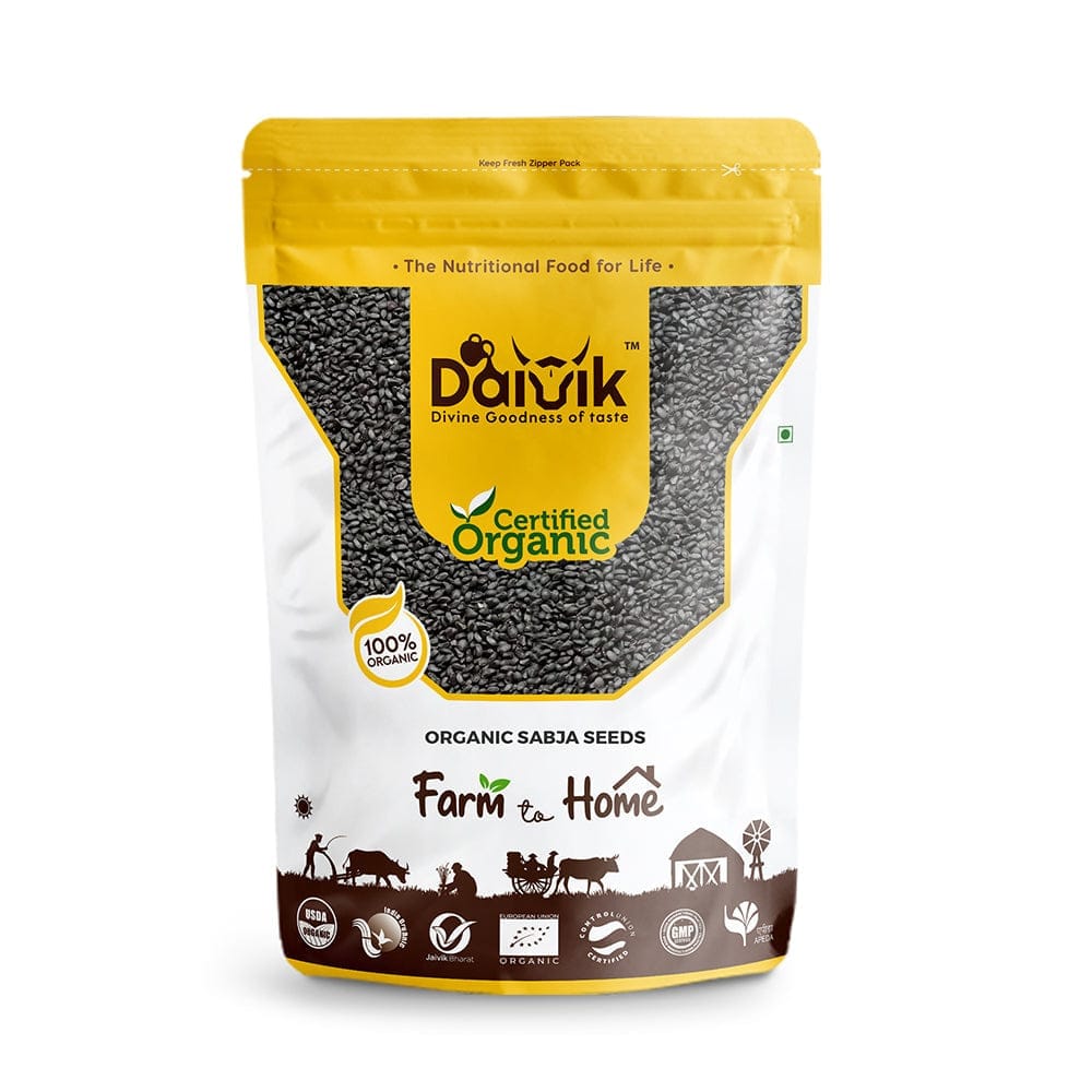 DAIVIK Organic Sabja Seeds