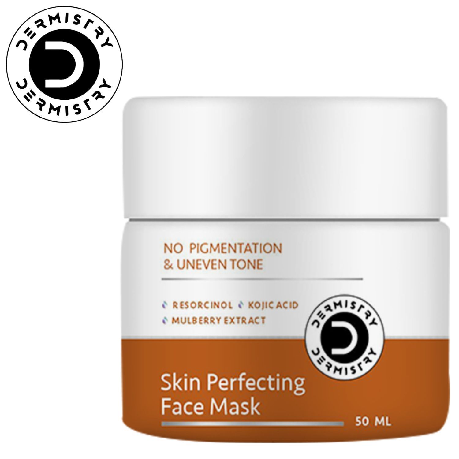 Dermistry Skin Perfecting Face Mask Kojic Acid Resorcinol for Pigmentation Dark Spots Uneven Tone-50ml