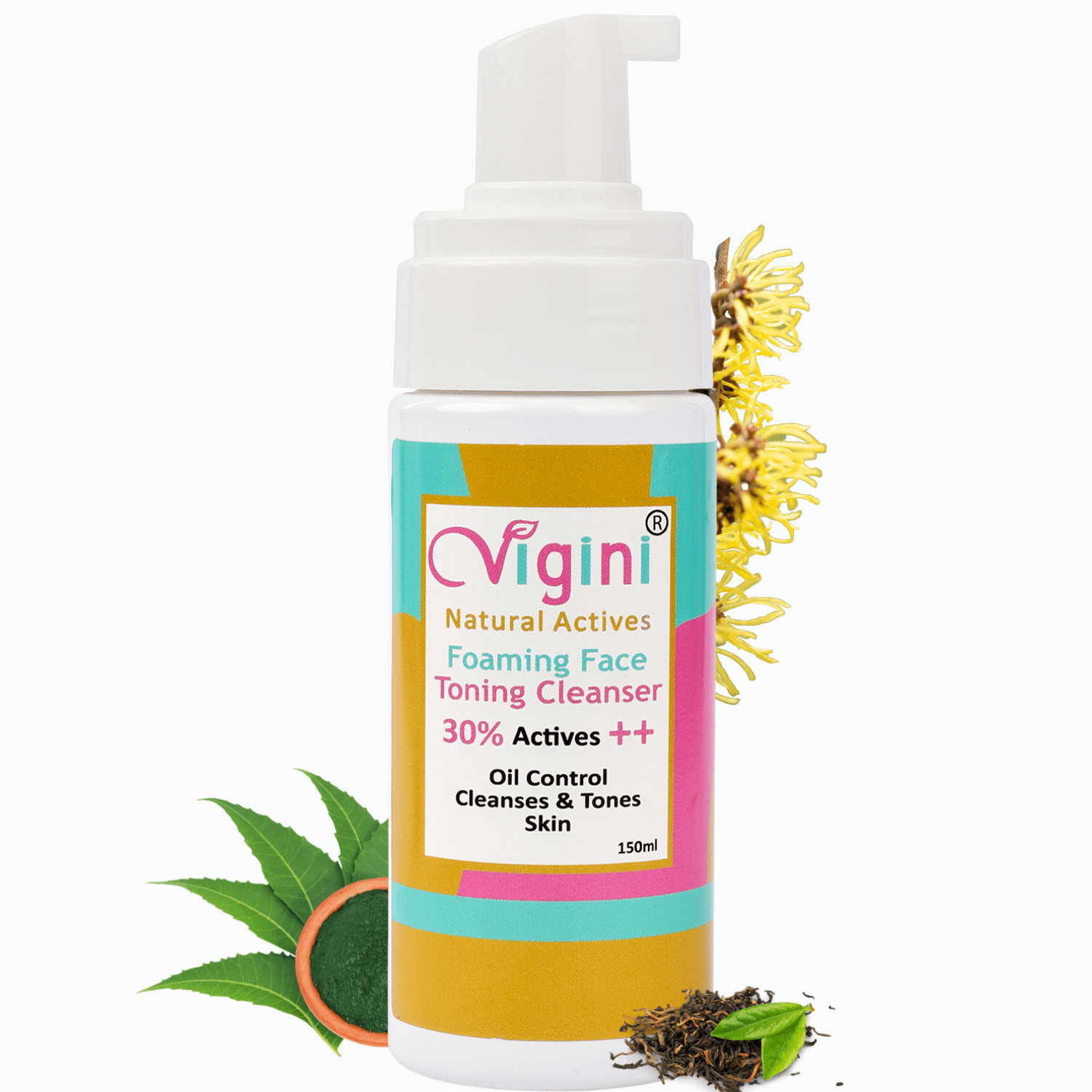 Vigini Foaming Face Toning Cleanser 150Ml