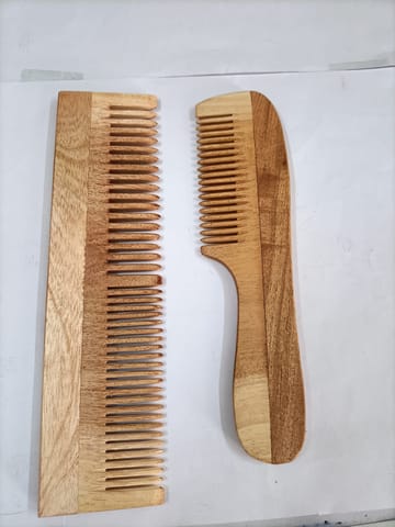 Neem Wood Comb pack of 2