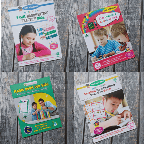 Wipe & Clean Book Set Of 4 Book