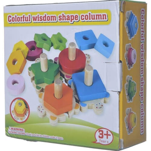 Colorful Wisdom Shape Column