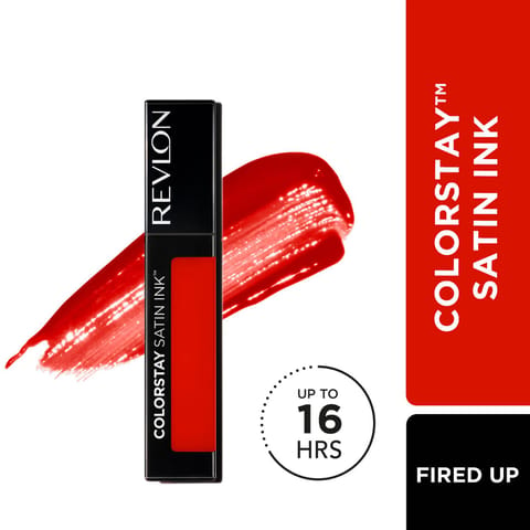 Revlon Colorstay Satin Ink Liquid Lip Color, Fired Up