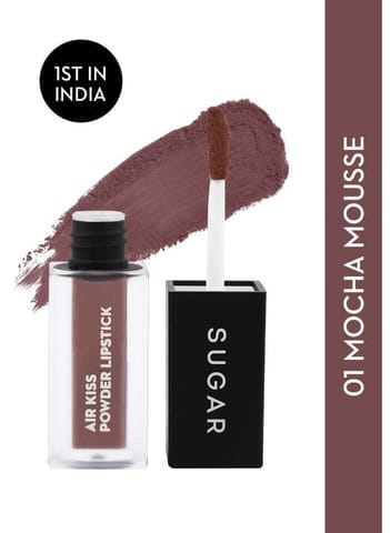 Sugar Air Kiss Powder Lipstick- 01 Mocha Mousse