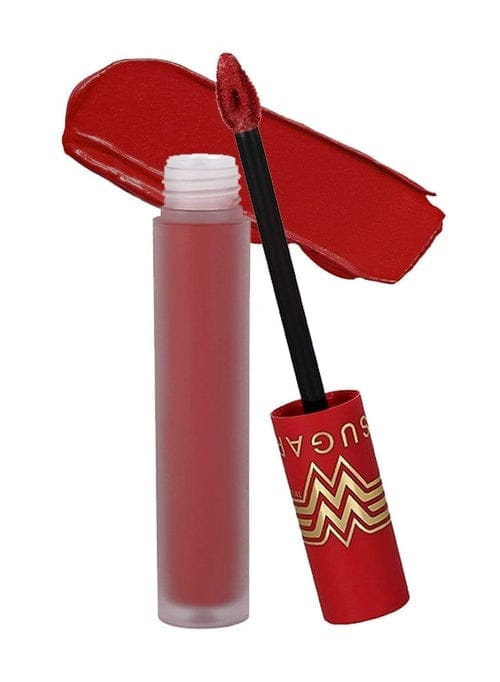 Sugar Wonder Woman 24 Hr Lip Lacquer - 02 Firezoid (Orangish Red)