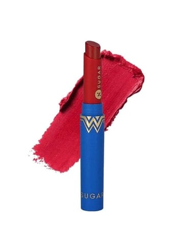 Sugar Wonder Woman Creamy Matte Lipsticks - 05 Love Child (Toned Red)