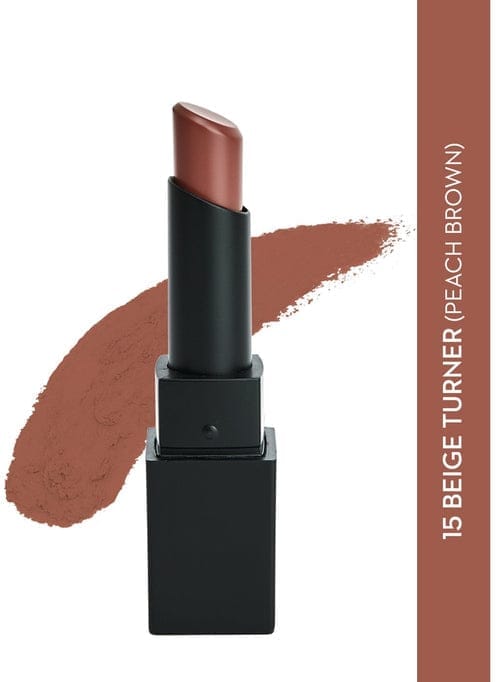Sugar Nothing Else Matter Longwear Lipstick - 15 Beige Turner  (Nude Brown, Peach Brown)