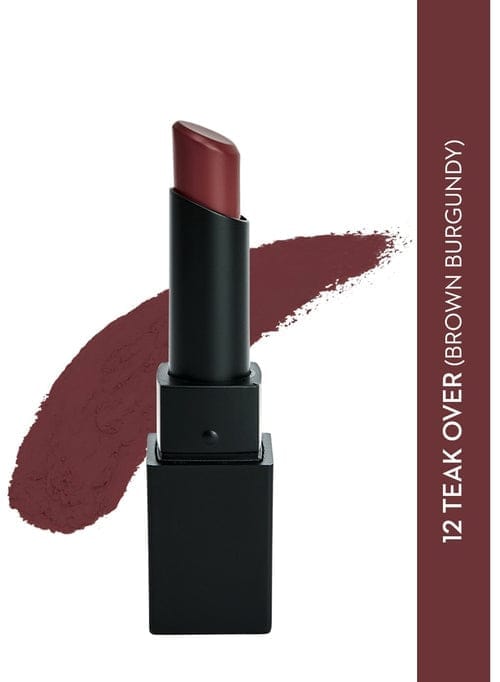 Sugar Nothing Else Matter Longwear Lipstick - 12 Teak Over (Brown Burgundy)