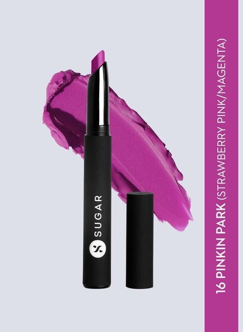 Sugar Matte Attack Transferproof Lipstic - 16 Pinkin Park (Strawberry Pink, Magenta)