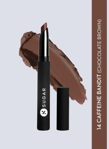 Sugar Matte Attack Transferproof Lipstic - 14 Caffeine Bandit (Chocolate Brown)