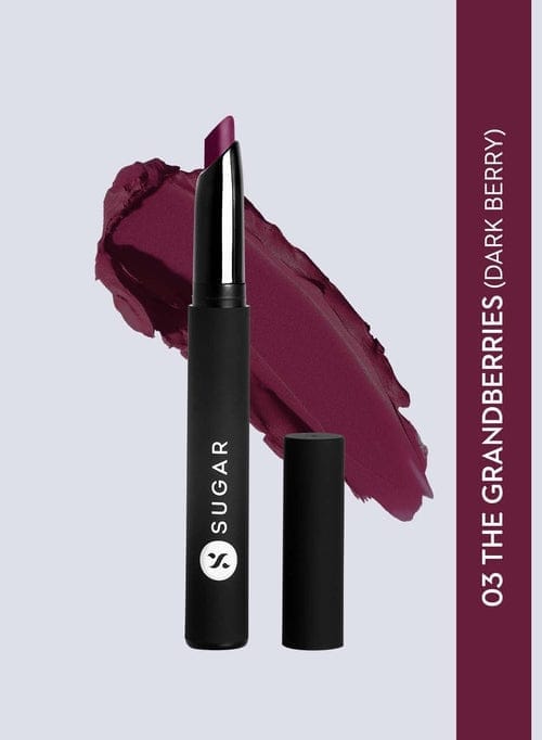 Sugar Matte Attack Transferproof Lipstic - 03 The Grandberries (Dark Berry)