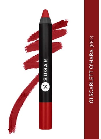 Sugar Matte As Hell Crayon Lipstick - 01 Scarlett O'Hara (Red)