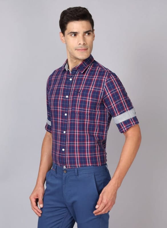 Men's Casual Checked Shirt