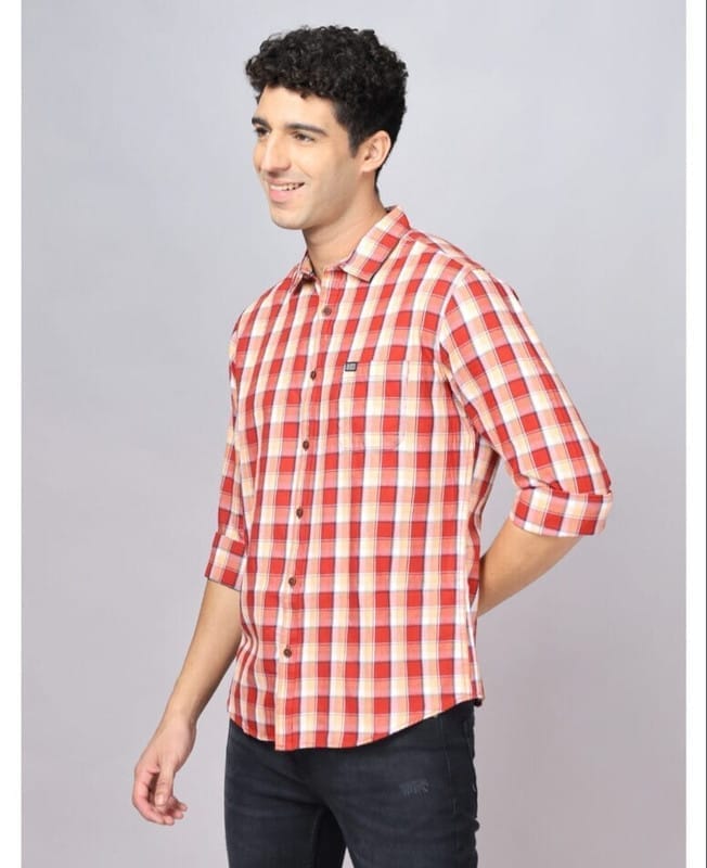 Men's Casual Checked Shirt