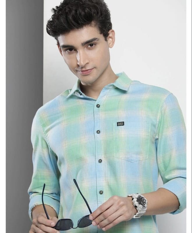 Men's Casual Checked Shirt