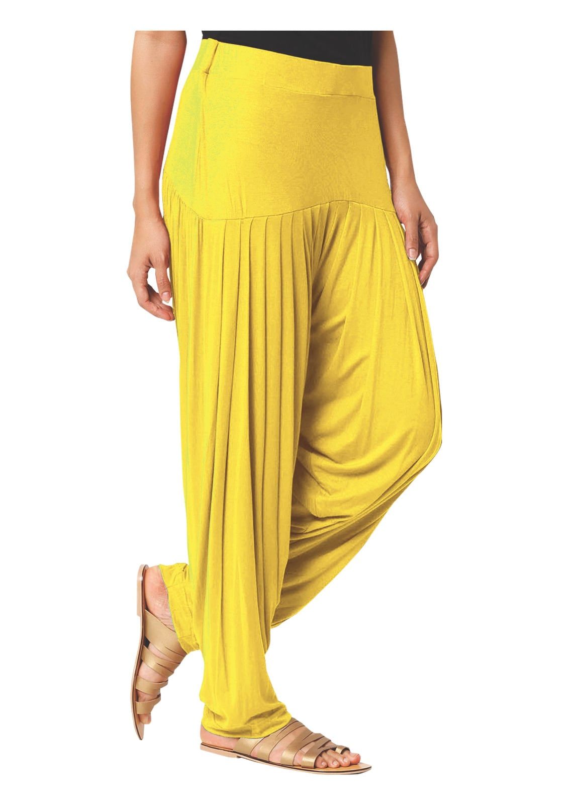 Viscose Pattiyala Yellow