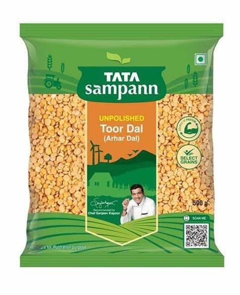 Tata Sampann Unpolished Toor Dal/Arhar Dal, 1kg