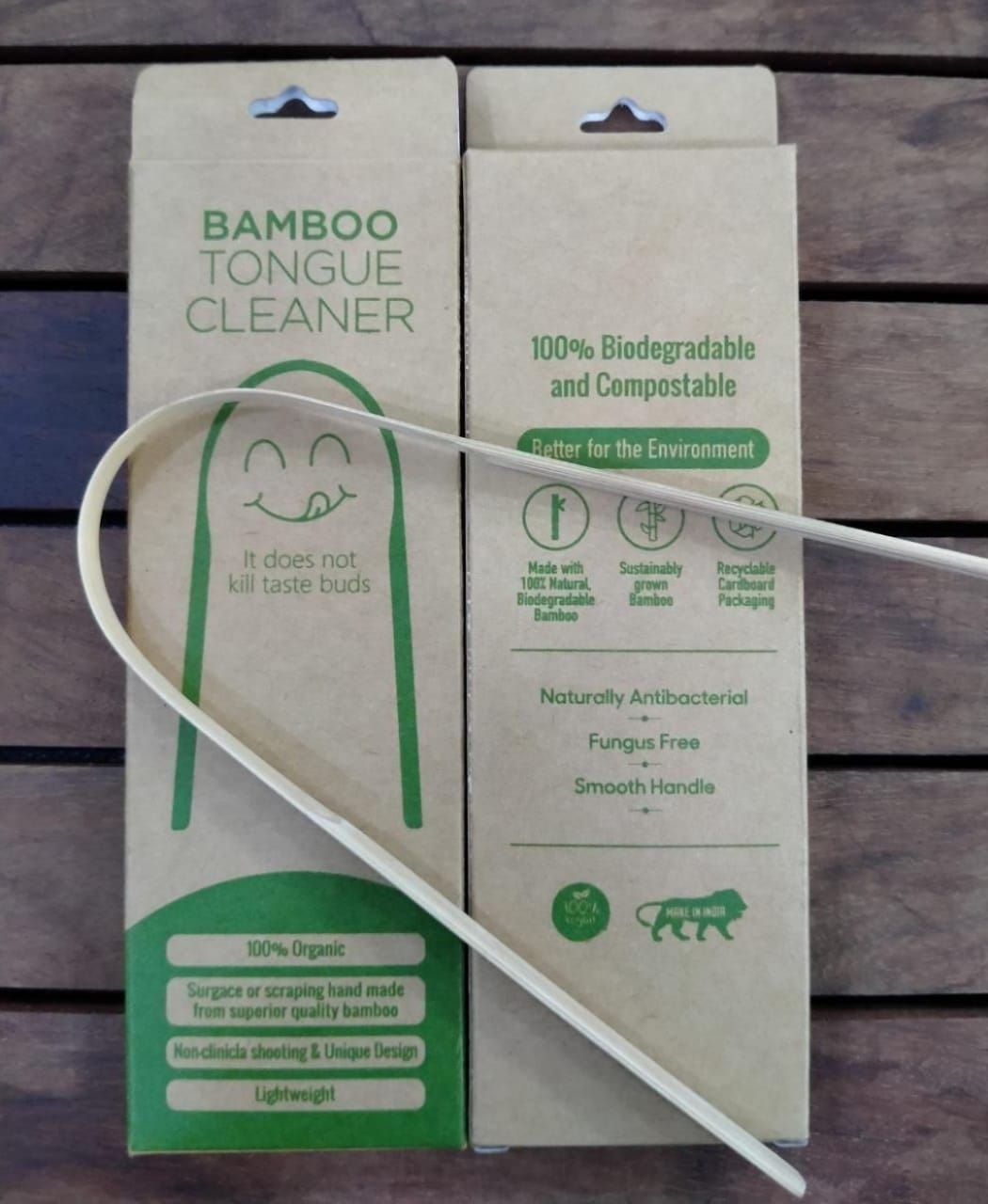 Bamboo Tongue Cleaner