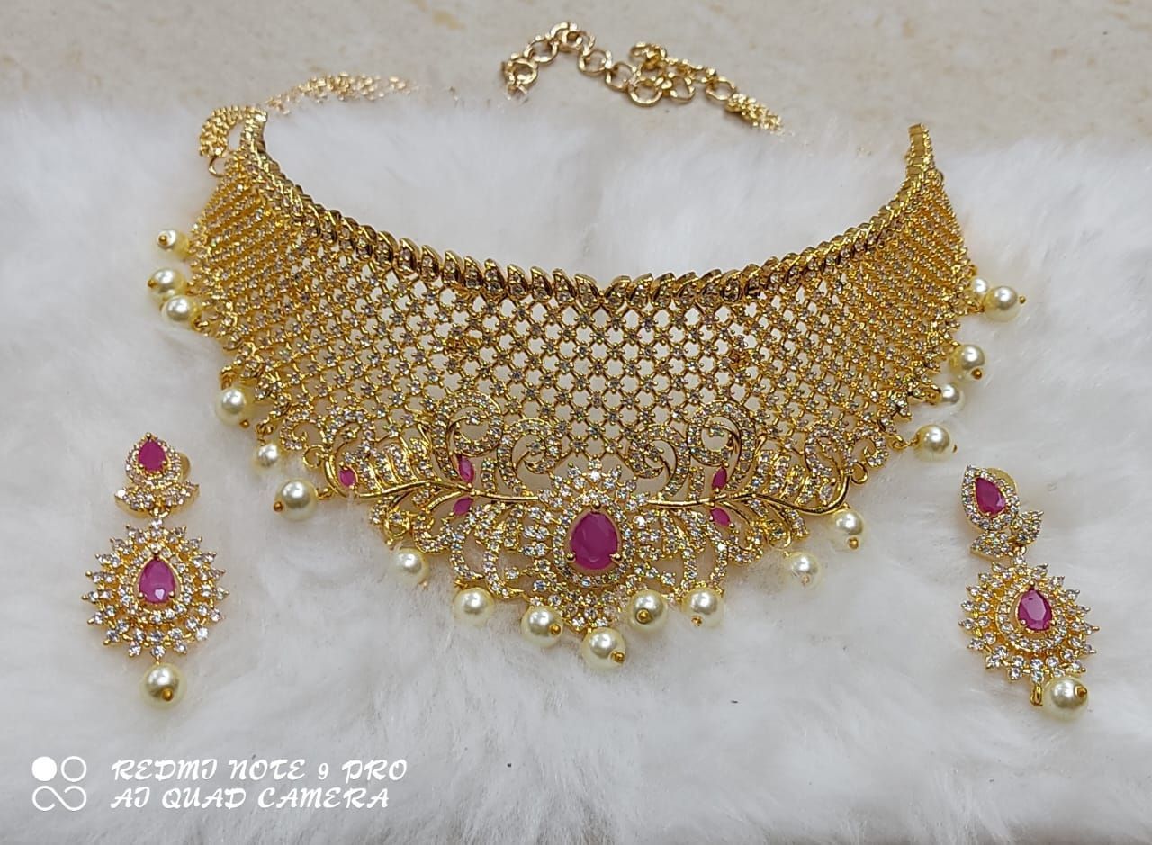 Ad Partywear Choker Set