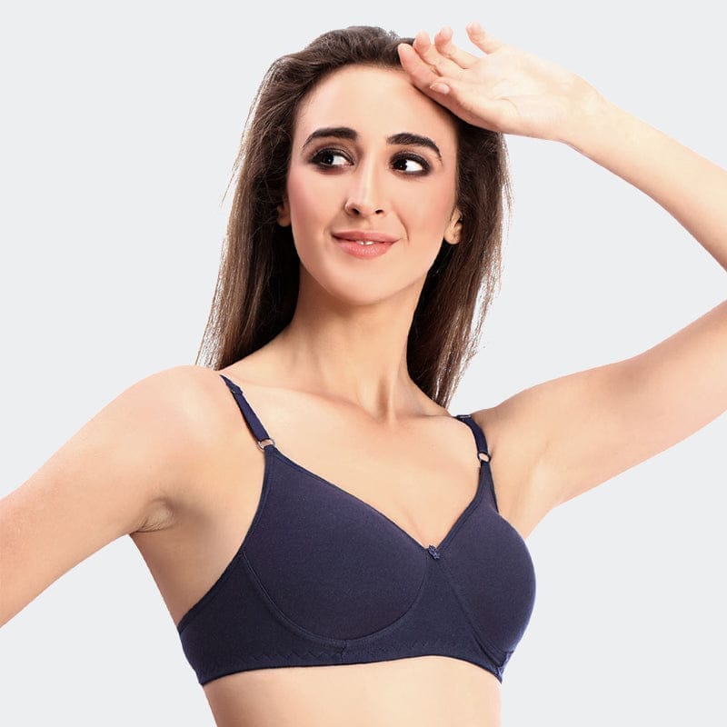 Prithvi Buffy Pad Bra (Navy)