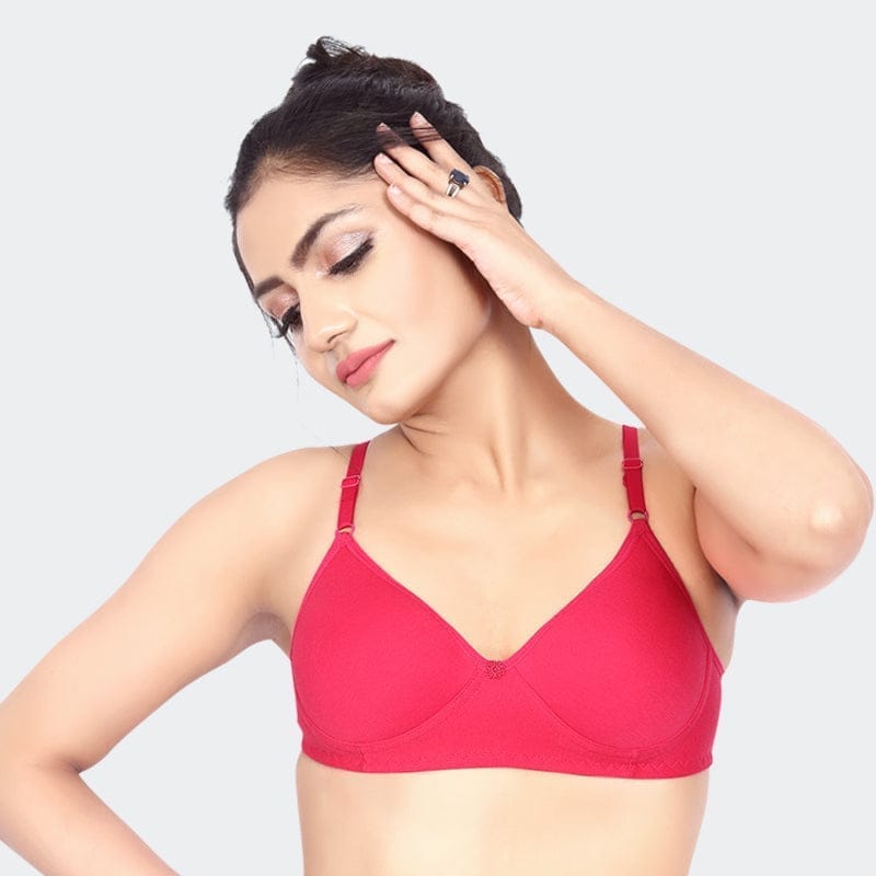 Prithvi Buffy Pad Bra (Darkpink)