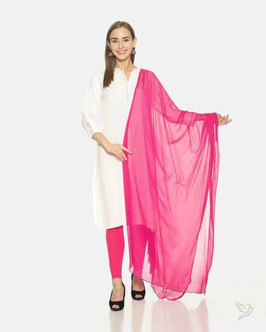 Twin Birds Women Matching Shawl - Pink Paradise