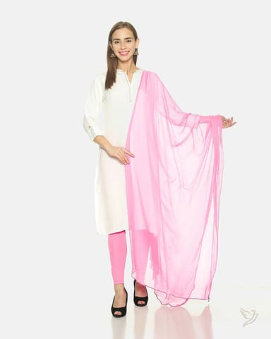 Twin Birds Women Matching Shawl - Cotton Candy