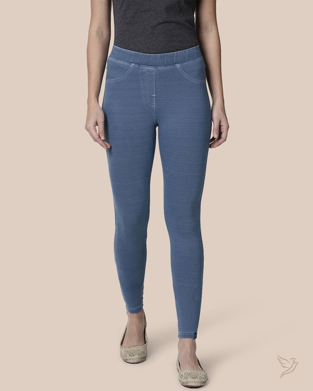 Twin Birds Women Flexi Indigo Jegging Blu Bird 70