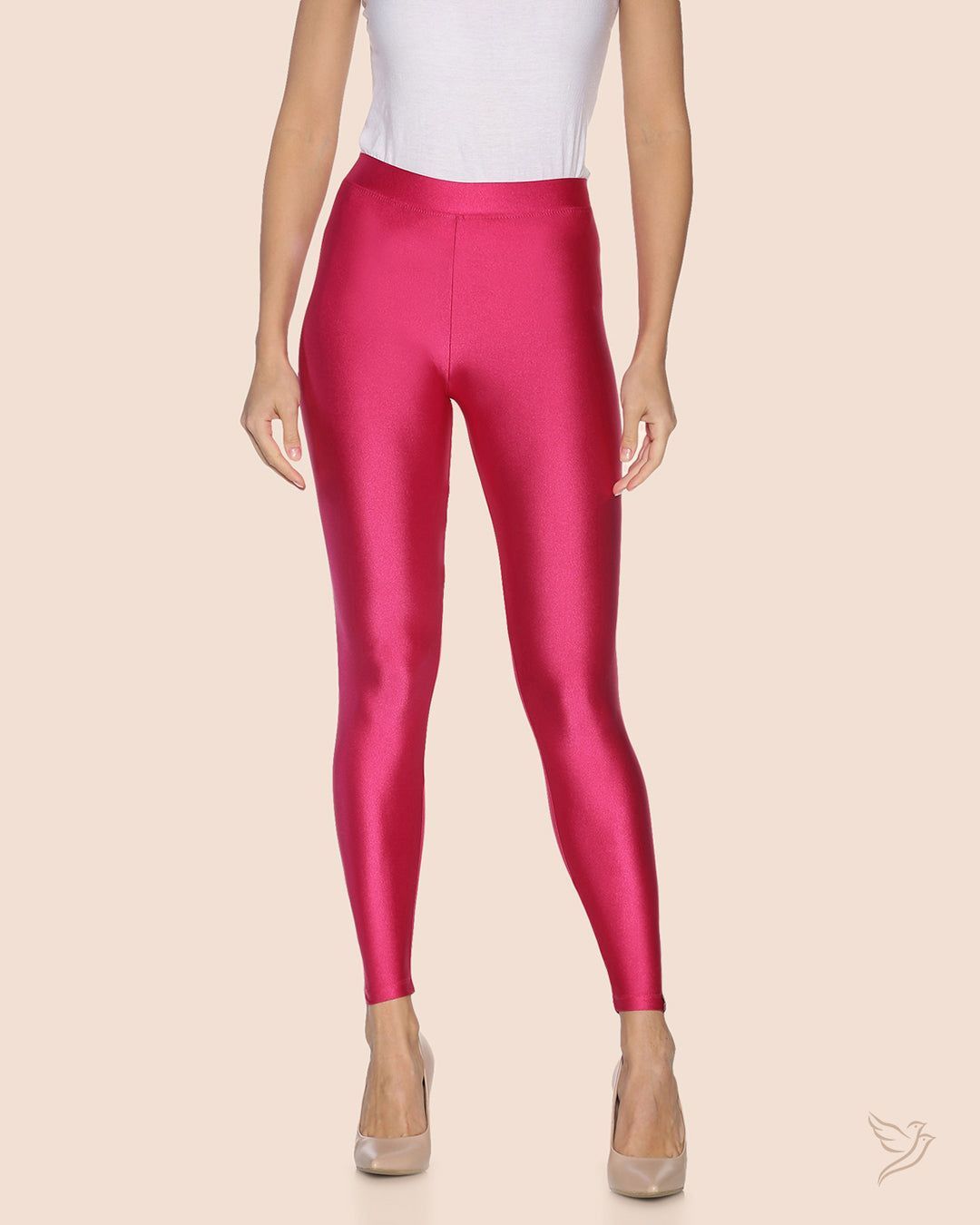 Twin Birds Women Shimmer Legging Glam Pink