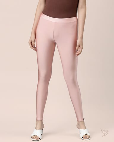 Twin Birds Women Shimmer Legging Pink Champagne