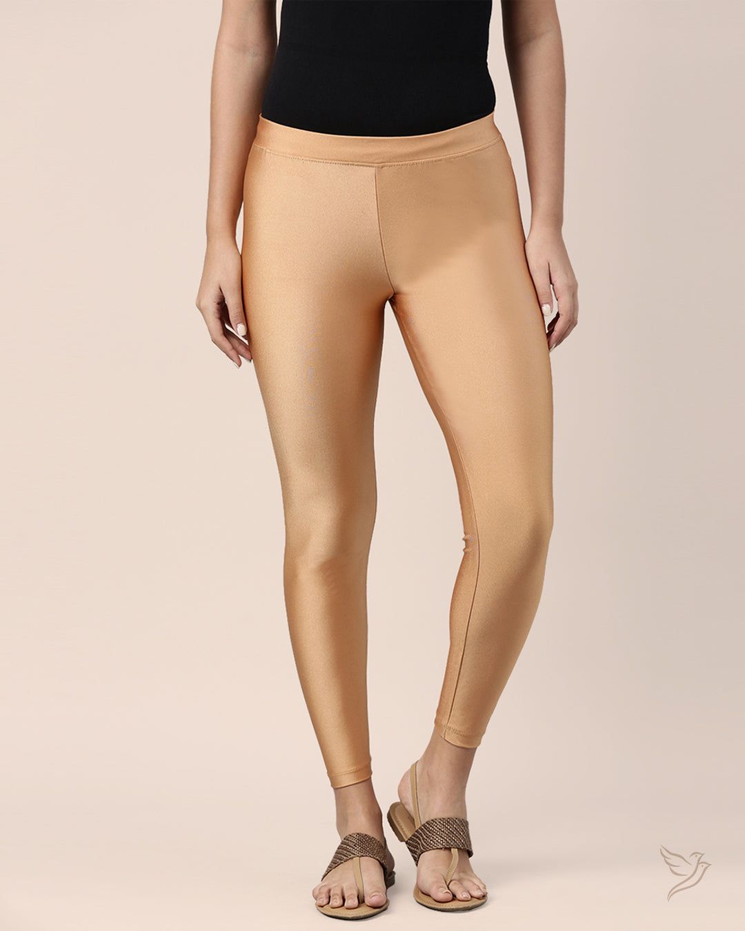 Twin Birds Women Shimmer Legging Bronze Medal