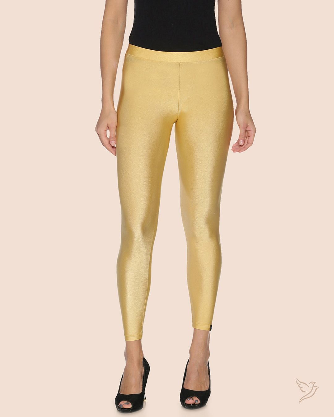 Twin Birds Women Shimmer Legging Gold Dust