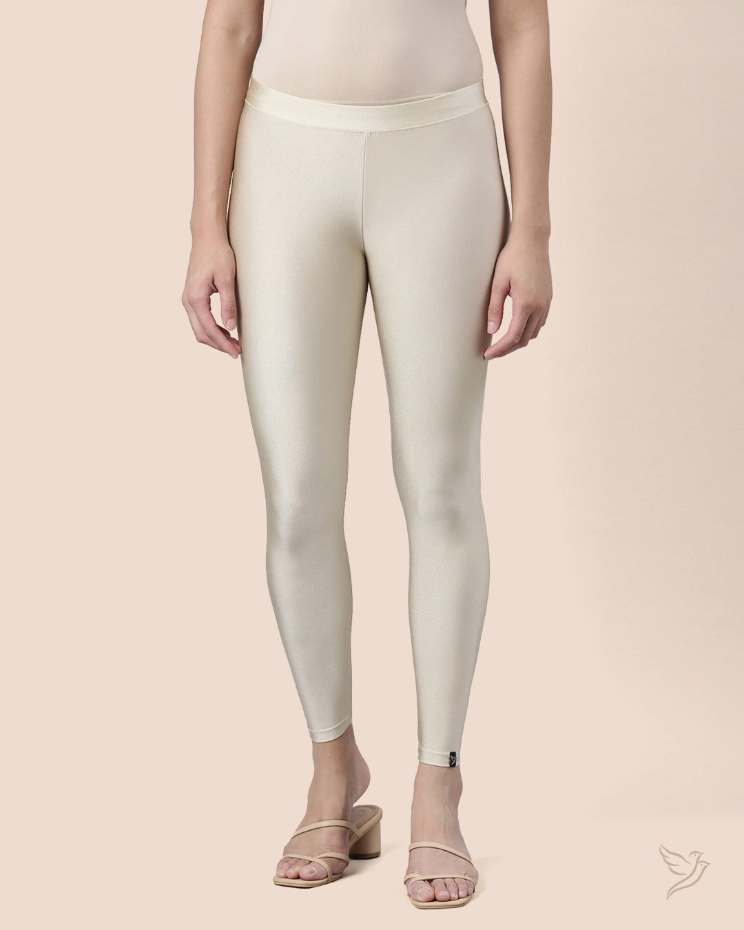 Twin Birds Women Shimmer Legging Pearly Vanilla