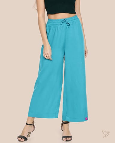 Twin Birds Women Wide Leg Palazzo Pool Side