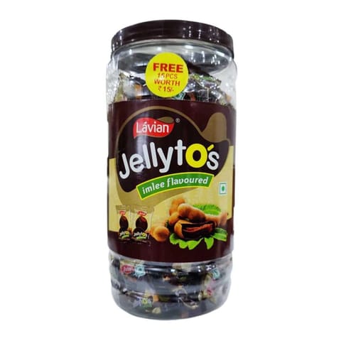 Lavian Jellytos Imlee Flavour Chocolate Jar 125+15Pc