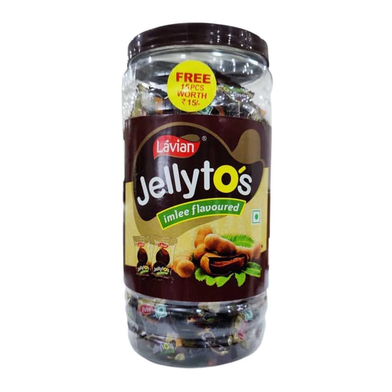 Lavian Jellytos Imlee Flavour Chocolate Jar 125+15Pc