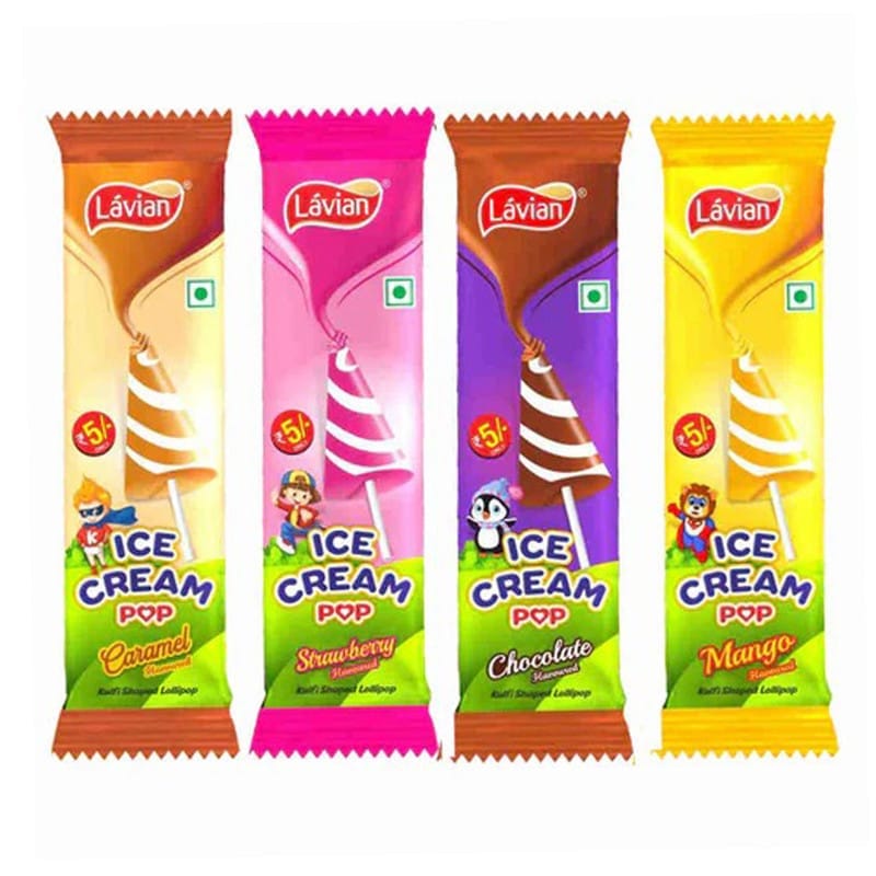 Lavian Ice Cream Lollipop 50Pc