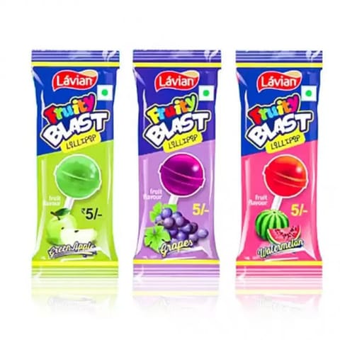 Lavian Fruity Blast Lollipop 50Pc