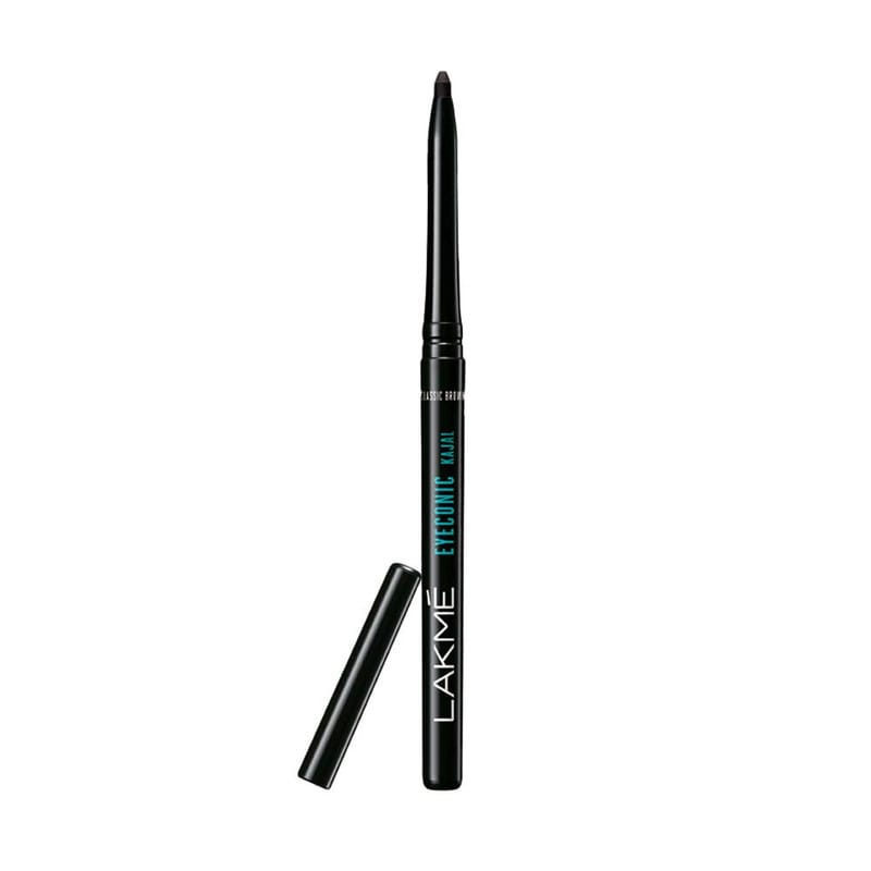 Lakme Eyeconic Pencil Kajal, Black, Water Proof, Smudge Proof, Lasts Upto 22 Hrs - 0.35gm