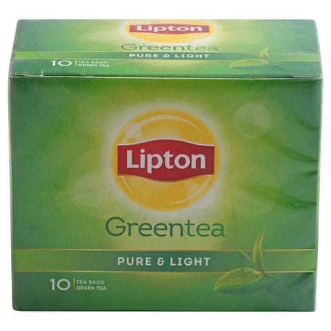Lipton Green Tea Bags Pure & Light 10Pcs