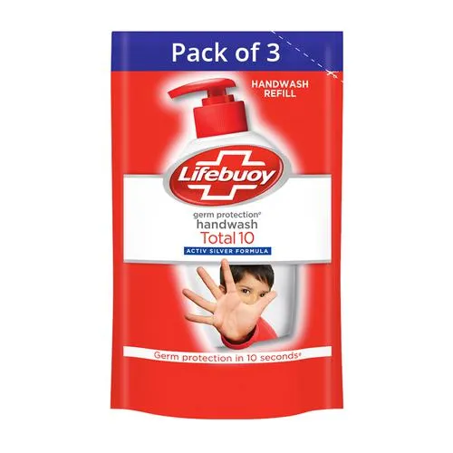 Lifebuoy Hand Wash Total 10 Refill - 3 x 185ml