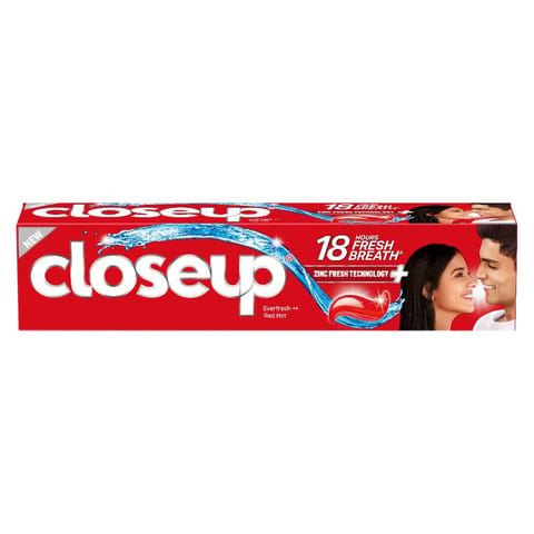 Close Up Toothpaste Long lasting 18 Hours Of Fresh Breath & White Teeth, 80 gm