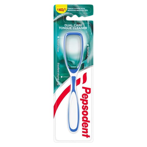 Pepsodent Dual Care Tongue Cleaner (Any Available Color will be dispatched)