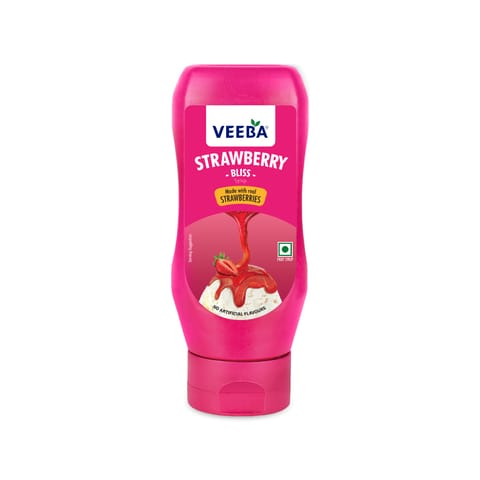 Veeba Strawberry Bliss Syrup (380G)