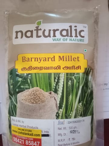 Maavel Barnyard Millet - Kuthiraivali Rice - 500gm