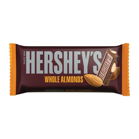 Hershey'S Whole Almonds Bar A Crunchy Chocolaty Treat