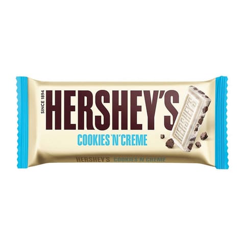 Hershey'S Cookies 'N' Creme Bar Chocolate Delicious Crunchy Delights