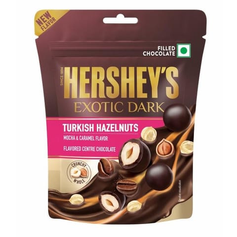 Hershey'S Exotic Dark Turkish Hazelnut Mocha & Caramel Chocolate