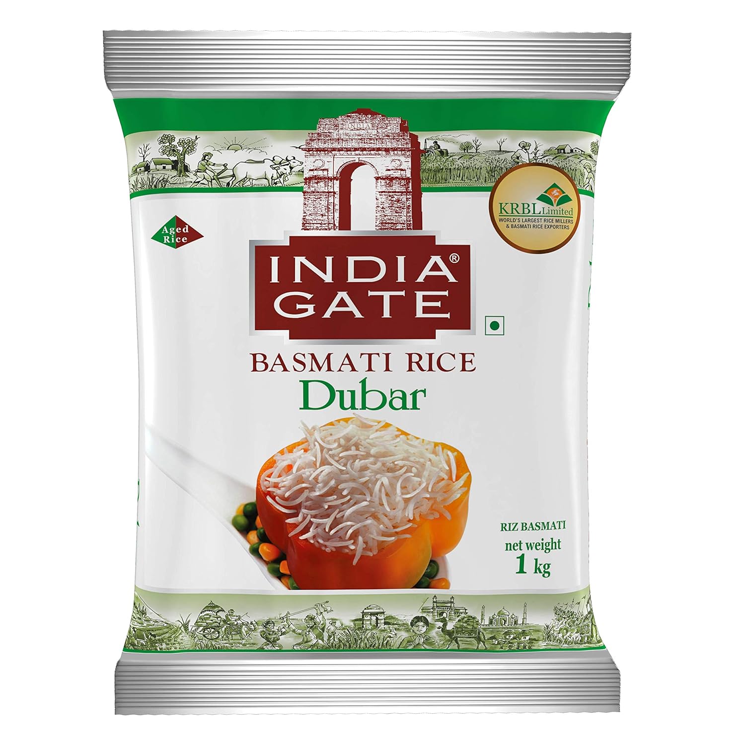 India Gate Basmati Rice  Dubar - 1Kg