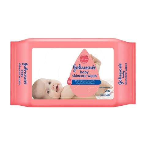 Johnsons Baby Skin Care  Wipes 20N